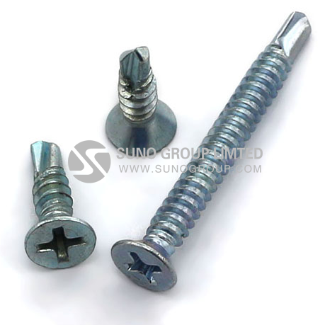DIN7504P Countersunk Head Drilling Screws with Cross Recessed