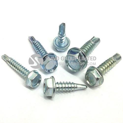 DIN7504K Hex Washer Head Drilling Screws