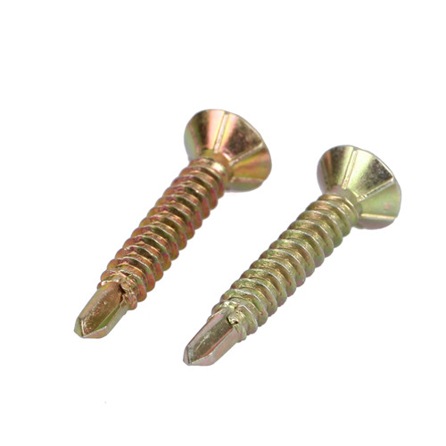 DIN7504 Cross Drive Countersunk Head Drilling Screws with Ribs